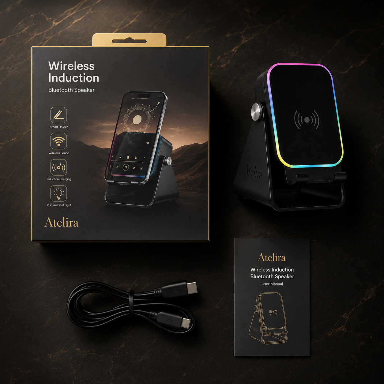 Atelira Aura 5-in-1 Induction Speaker